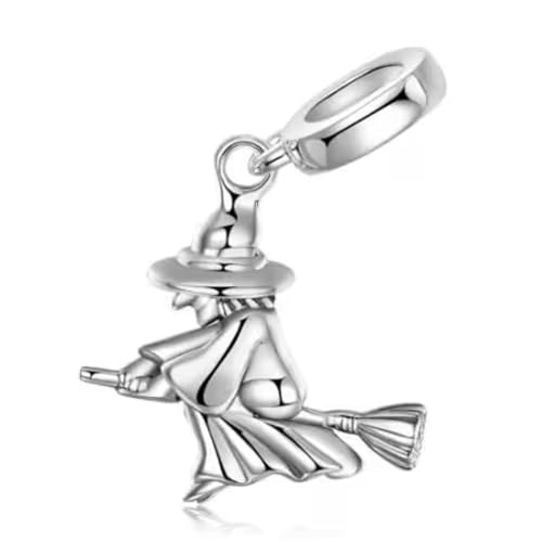 PS Silver Broomstick Pendant ほうきの柄 五芒星