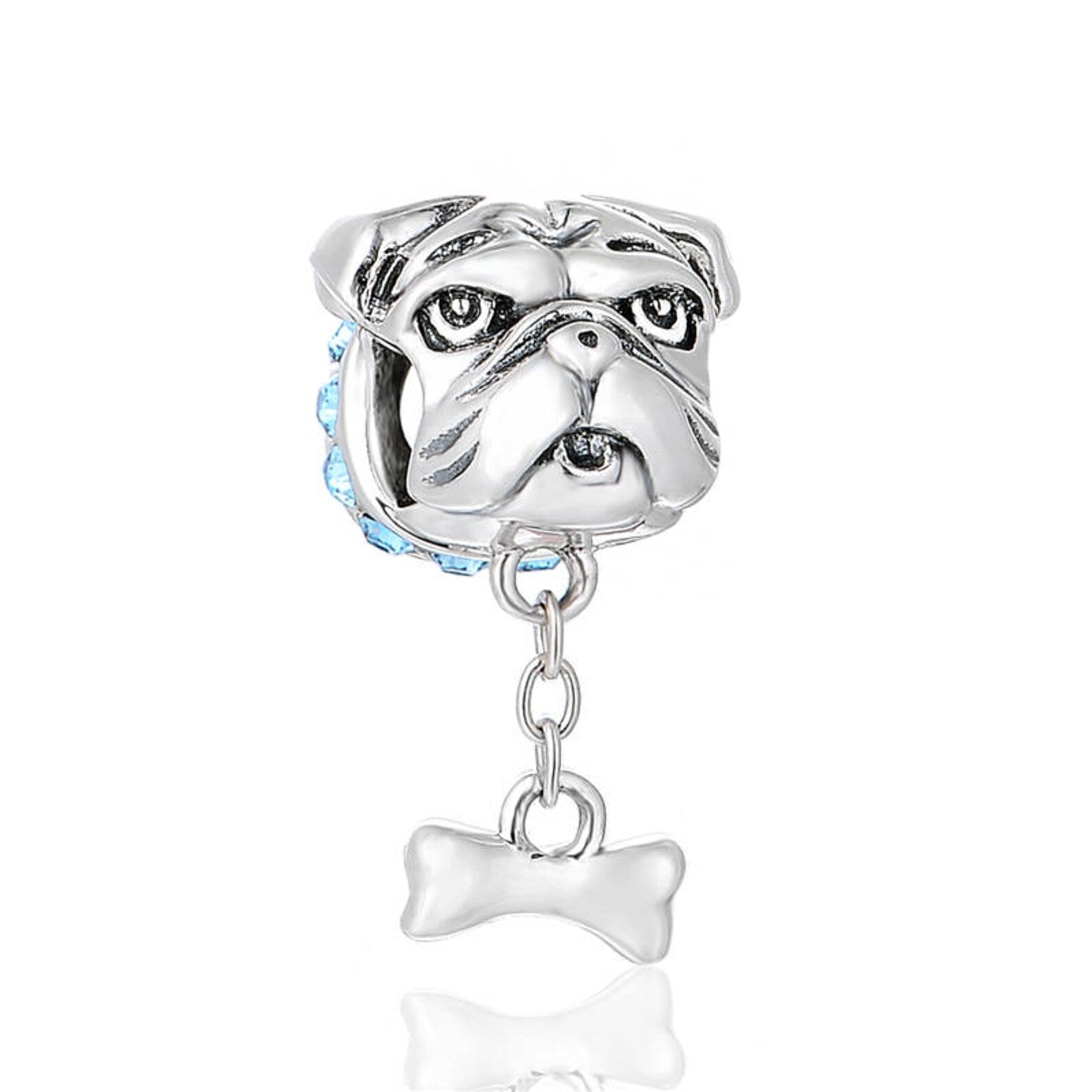 Bulldog Dangle Charm – Jewellbox - Main Image