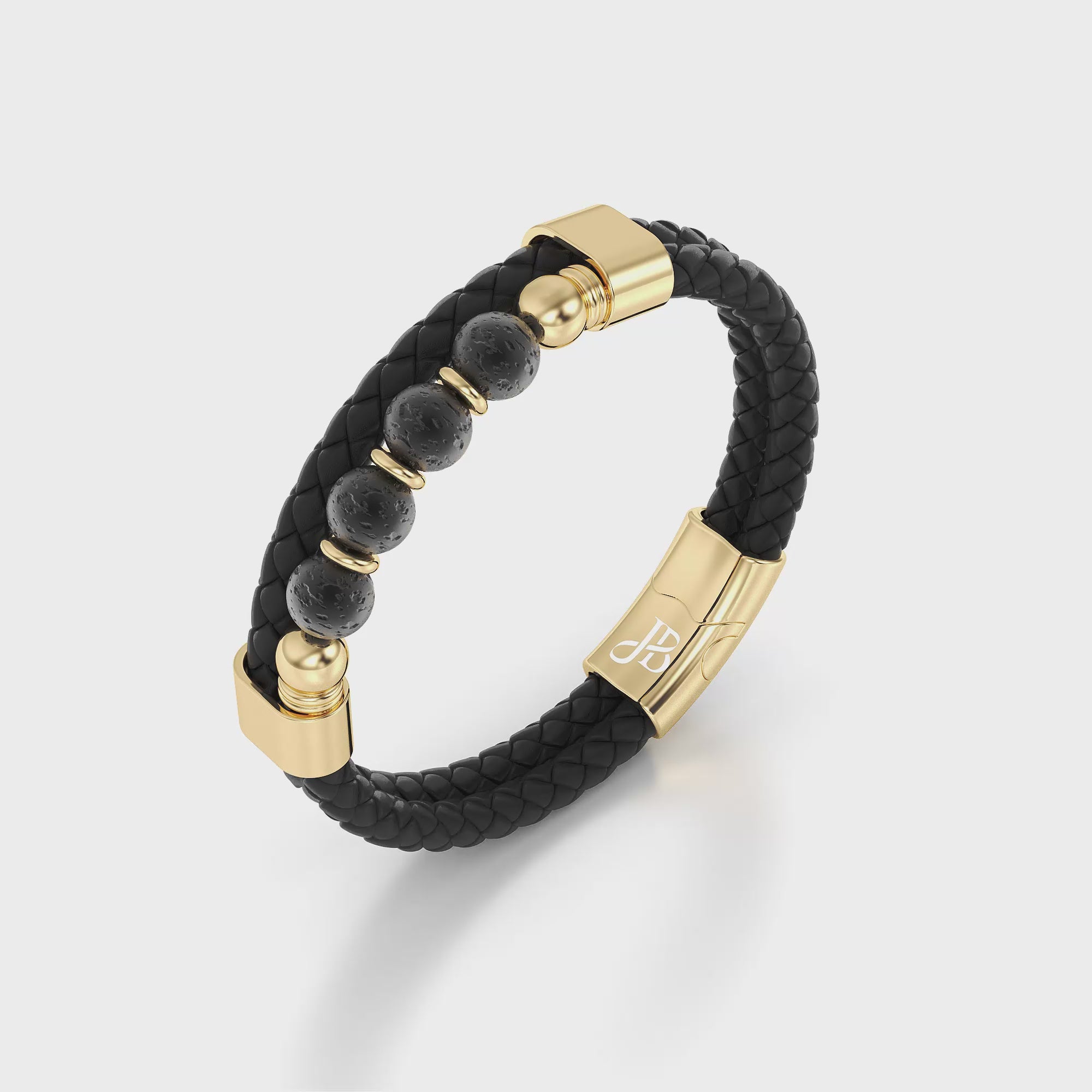 Black and gold sale bracelet